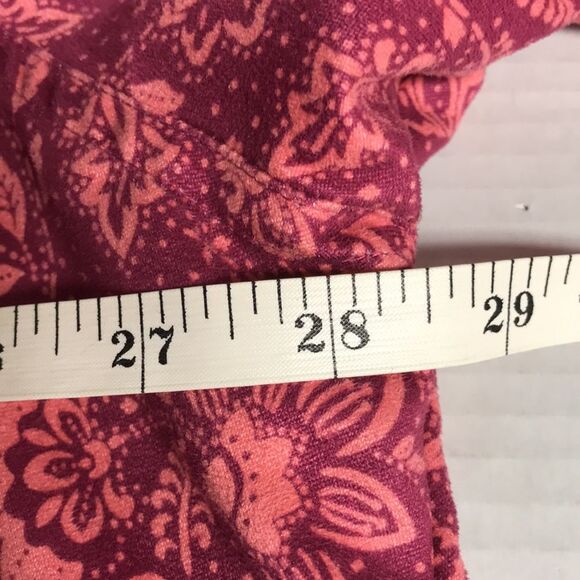 WOMAN WITHIN Long Sleeve Button Up Blouse Plus Sz 1X (22/24) Raspberry Pink Top - Picture 8 of 9